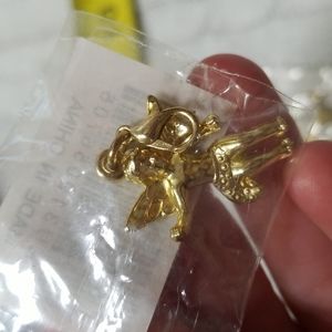 Set of 2 Fairy Gold Colored Charms